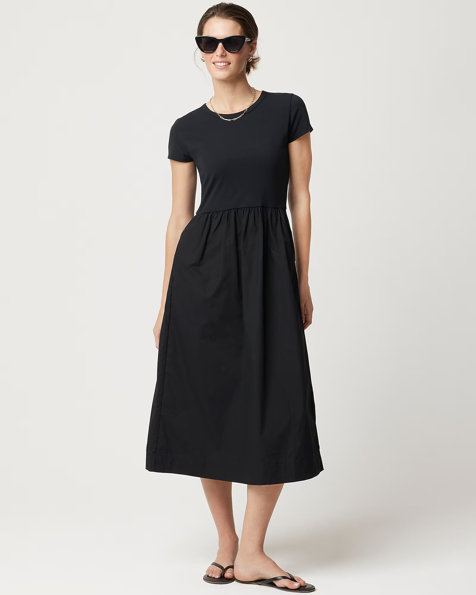 Short-sleeve knit mixy dress | J.Crew Factory