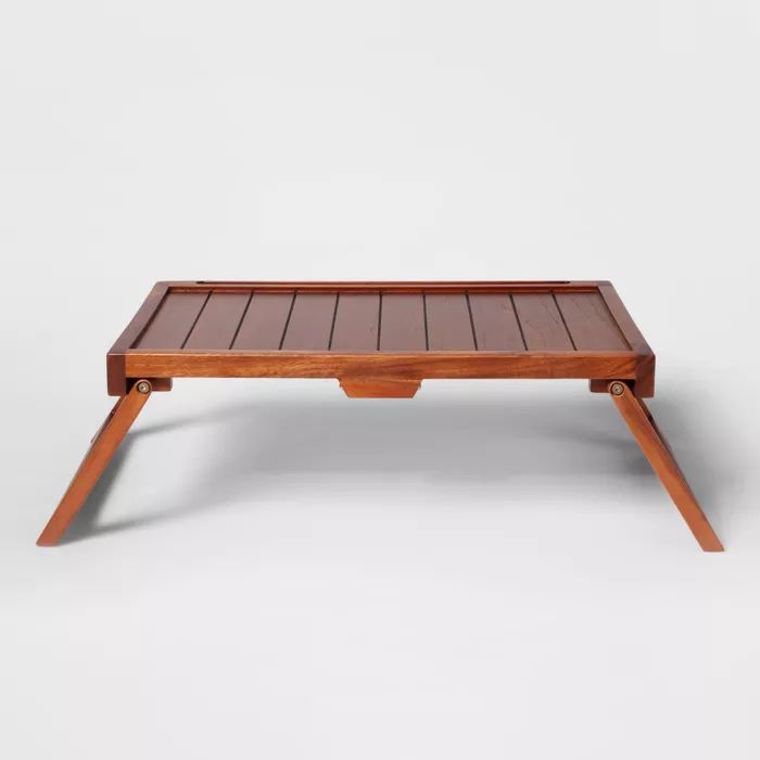 Acacia Wood Collapsible Bed Tray - Threshold™ | Target
