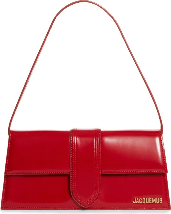 Long Le Bambino Leather Shoulder Bag | Nordstrom