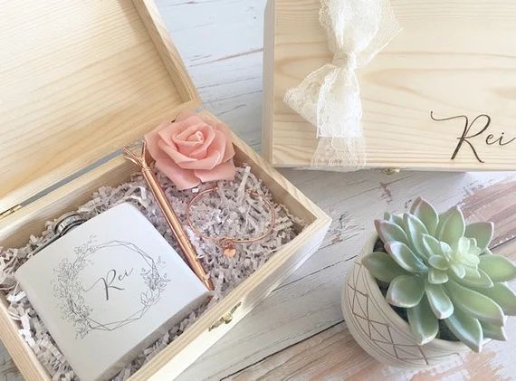 Bridesmaid Box Blush Bridesmaid Proposal Will You Be My Bridesmaid Box Set, Bridesmaid Gift Ideas | Etsy (US)