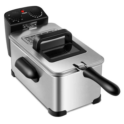 Costway 3 Liter Basket Accessory Deep Fryer with Timer | Wayfair North America