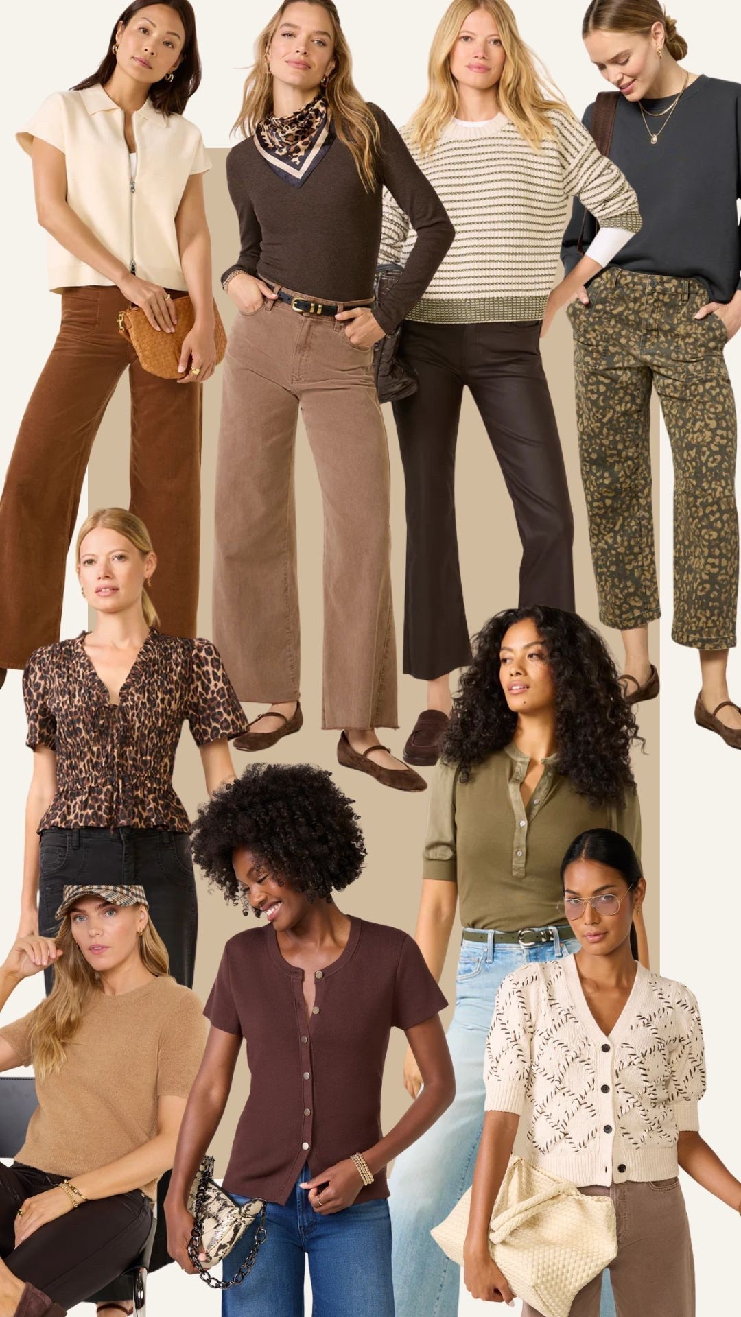 Evereve for autumns, fall, October, pumpkin patch, football, Thanksgiving, mom style, school, teacher, midsize, wide leg ankle, brown, olive green, animal print, scarf, dark brown, tan, casual, denim, casual sneakers, classic

True autumn, dark autumn, soft autumn, HOC autumn, house of colour autumn, color analysis 

#LTKSeasonal #LTKOver40 #LTKMidsize