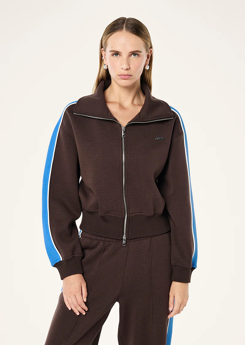 TRIUMPH 2.0 JACKET IN COFFEE & MARINA | P.E Nation AU