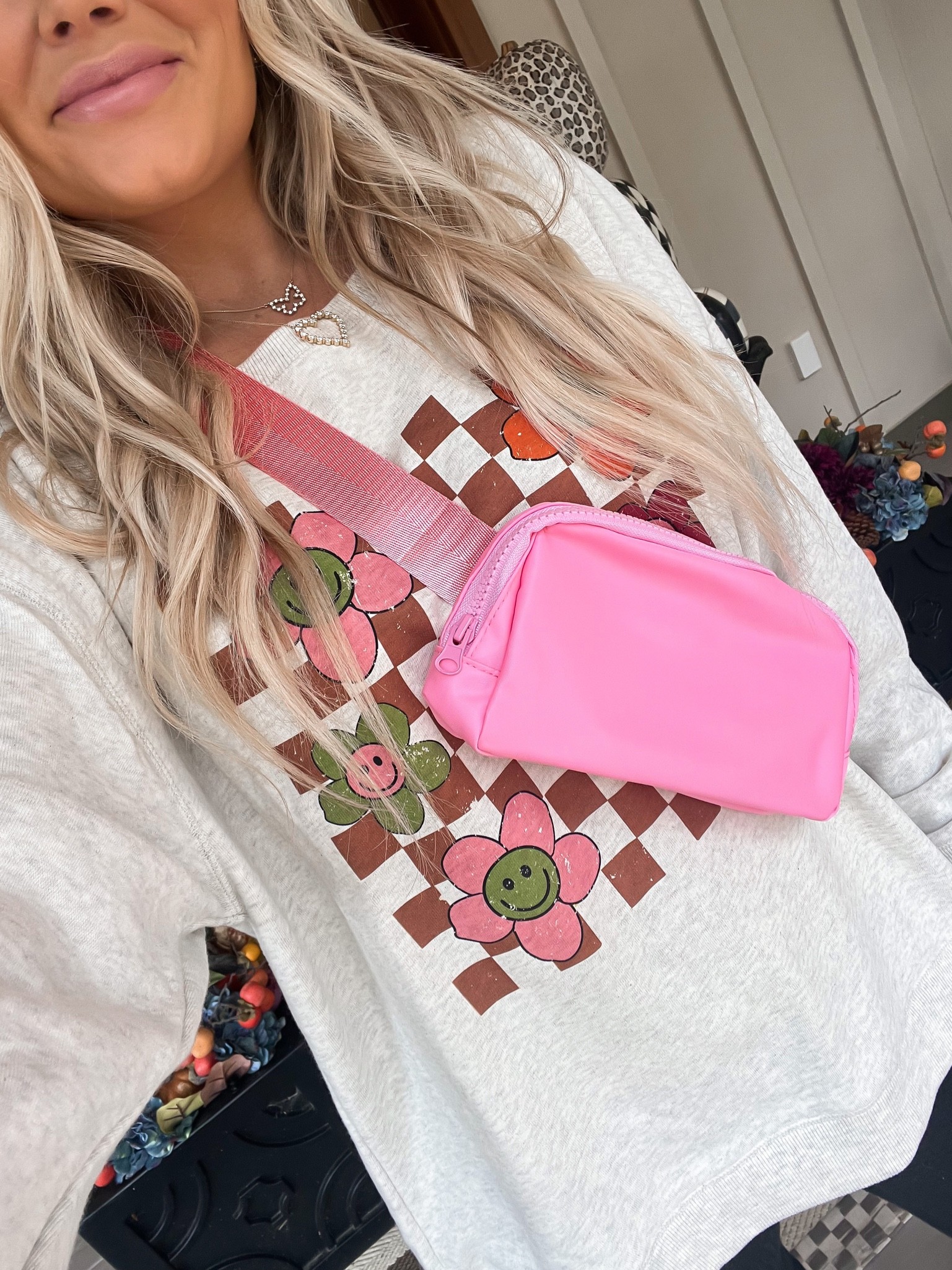 Pink lily code is WHITNEYR20 
Wearing size large in sweatshirt 
Lululemon belt bag dupe 

#LTKtravel #LTKunder50 #LTKHoliday