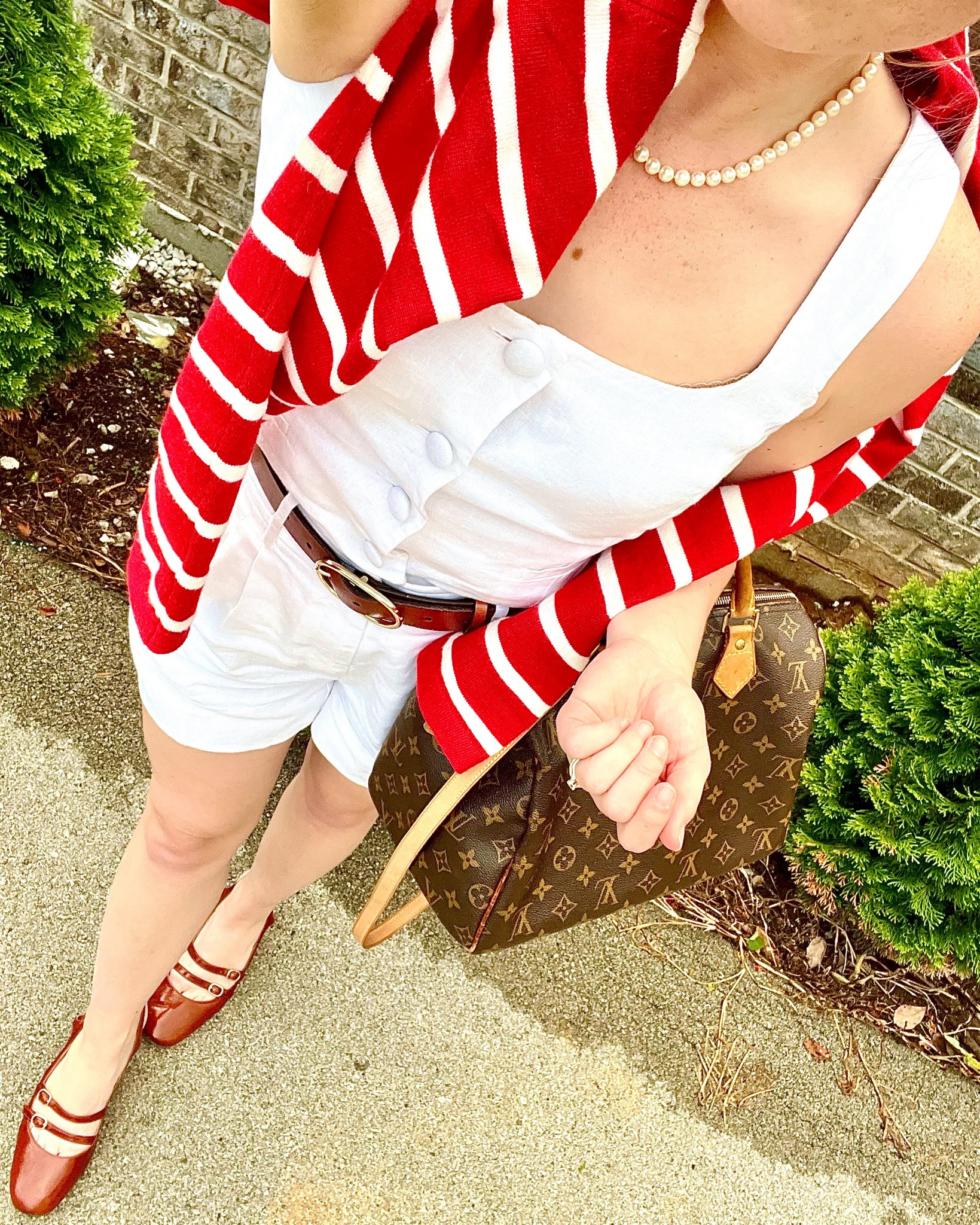 Not quite ready to give up these summer whites! This red & white striped lady jacket cardigan is very chic & oh so soft! 

#LTKSaleAlert #LTKStyleTip #LTKSeasonal