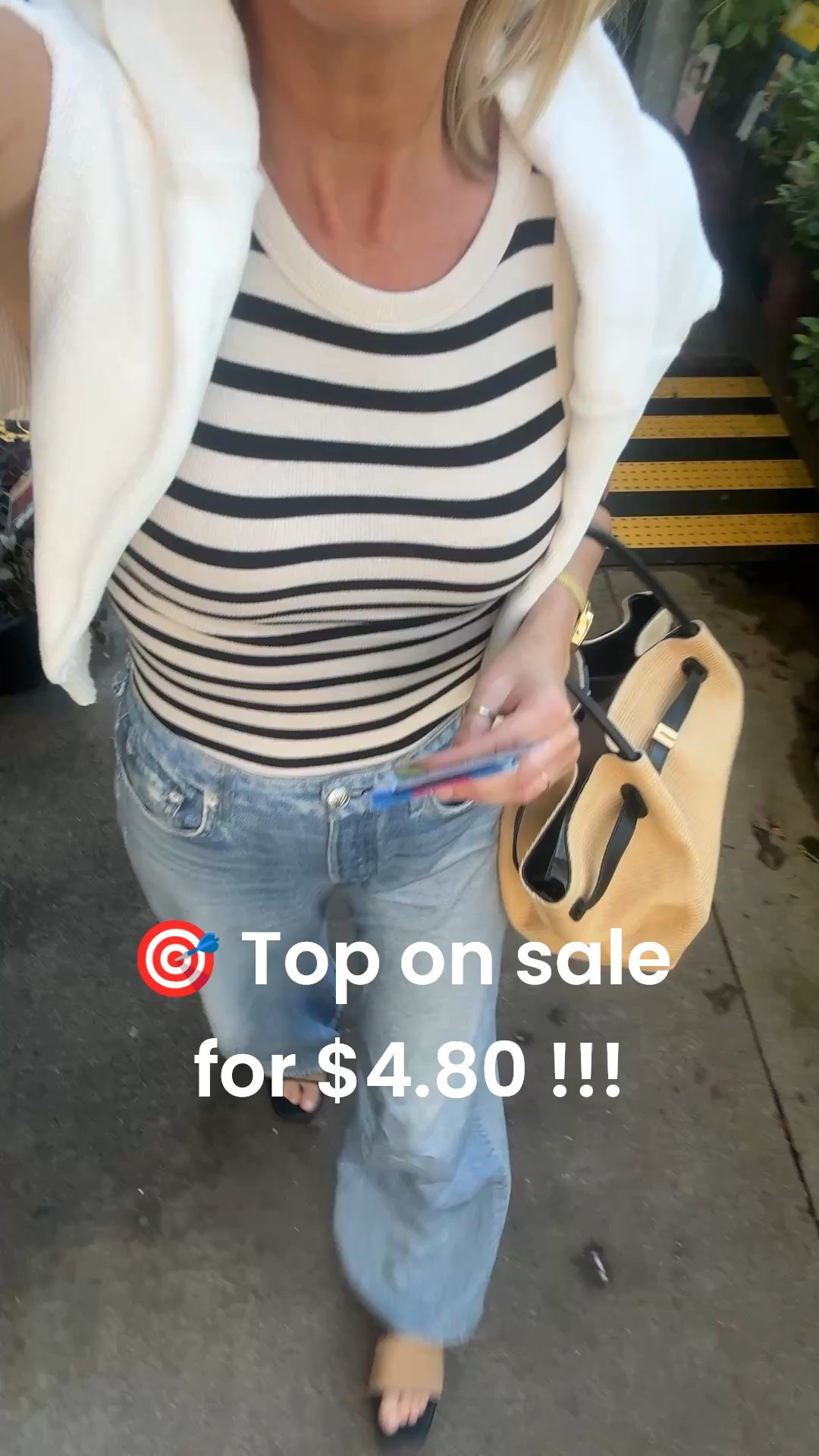 Ootd outfit and this target tank top is on sale for under $5!! Comes in a bunch of other colors. I have this top in my summer travel capsule.

#LTKootd #LTKSaleAlert #LTKTravel