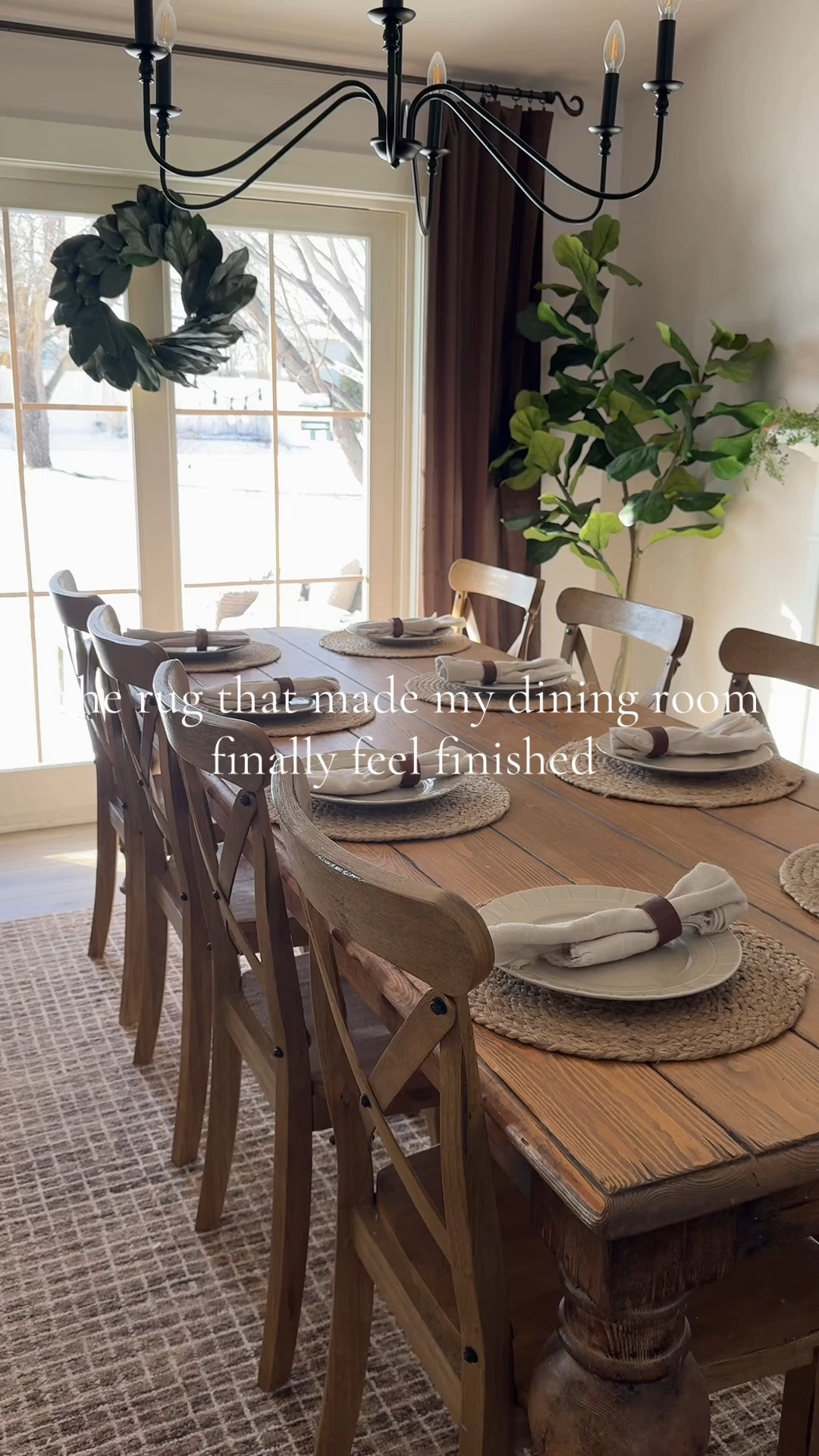 This rug from @Wayfair was everything I needed for this space. It has held up so well with kids and pets, and under the table - iykyk! A cozy, finished dining room!

#LTKHome