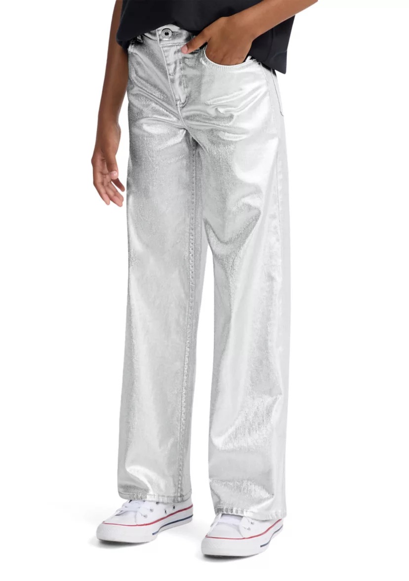 abercrombie kidsshine high rise wide leg jeans | Belk