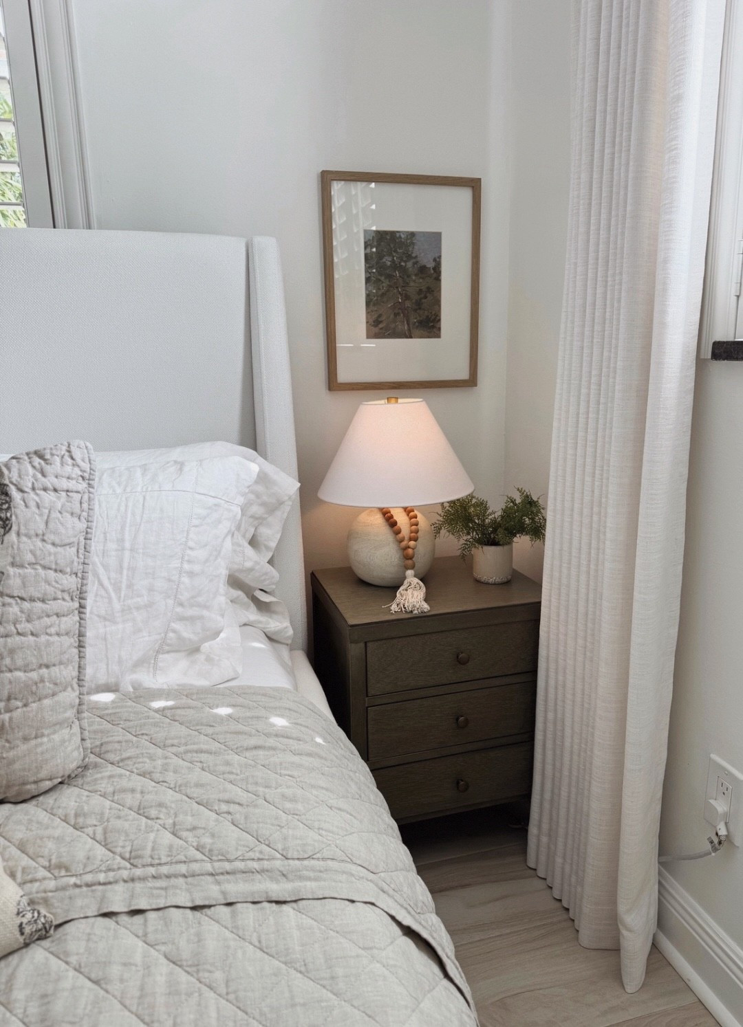 Small bedroom nightstand for tighter space!

#LTKFindsUnder100 #LTKHome #LTKFindsUnder50