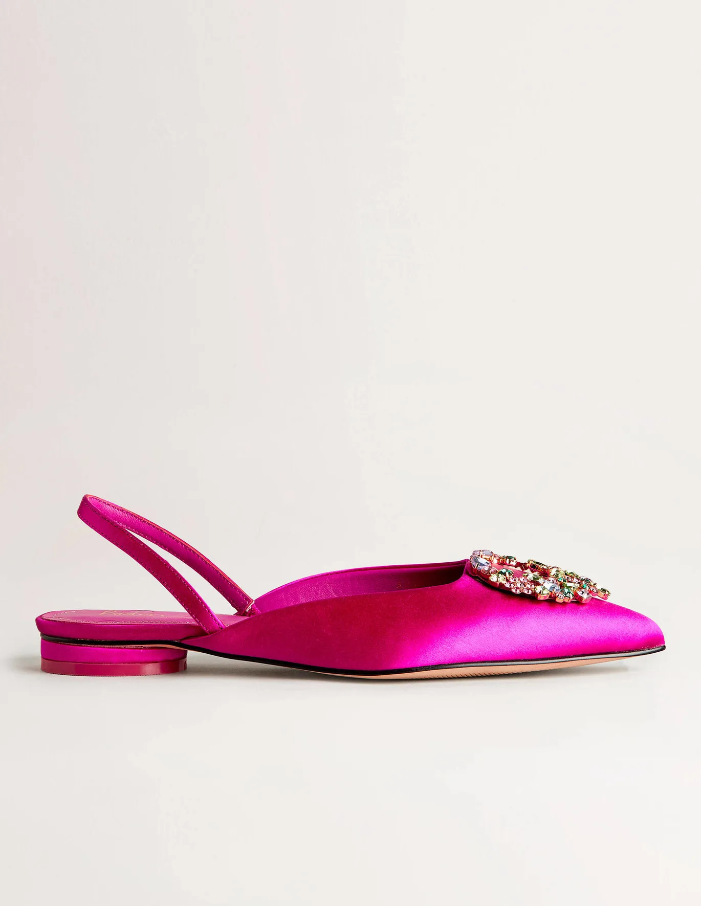 Embellished Satin Slingbacks | Boden (UK & IE)