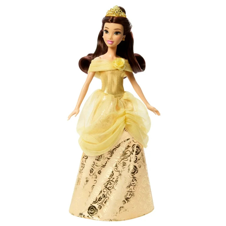 Disney Princess Enchanted Stories Belle Fashion Doll with Sparkling Dress [Walmart Exclusive] | Walmart (US)