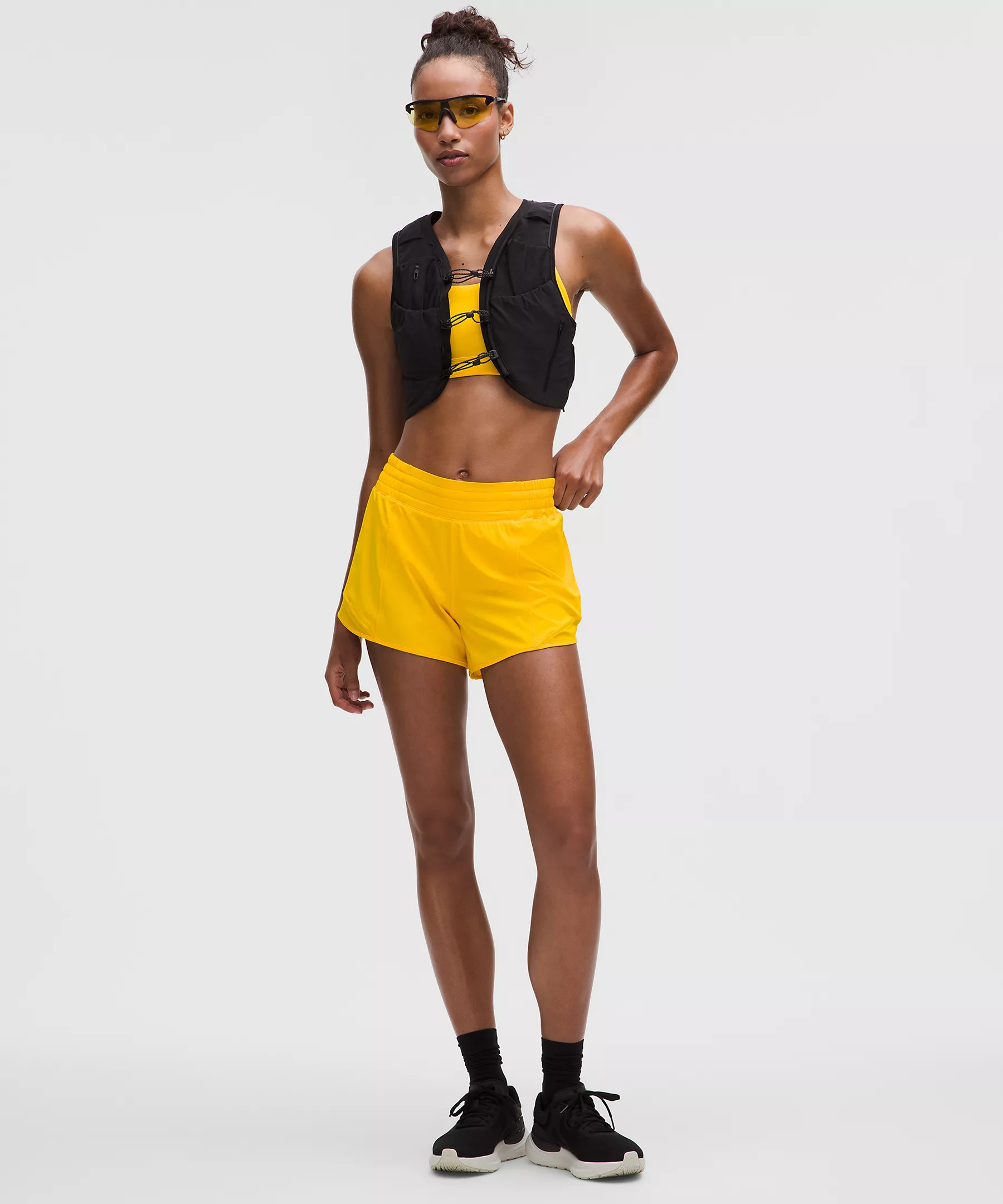 Hotty Hot High-Rise Lined Short 4" | Lululemon (US)