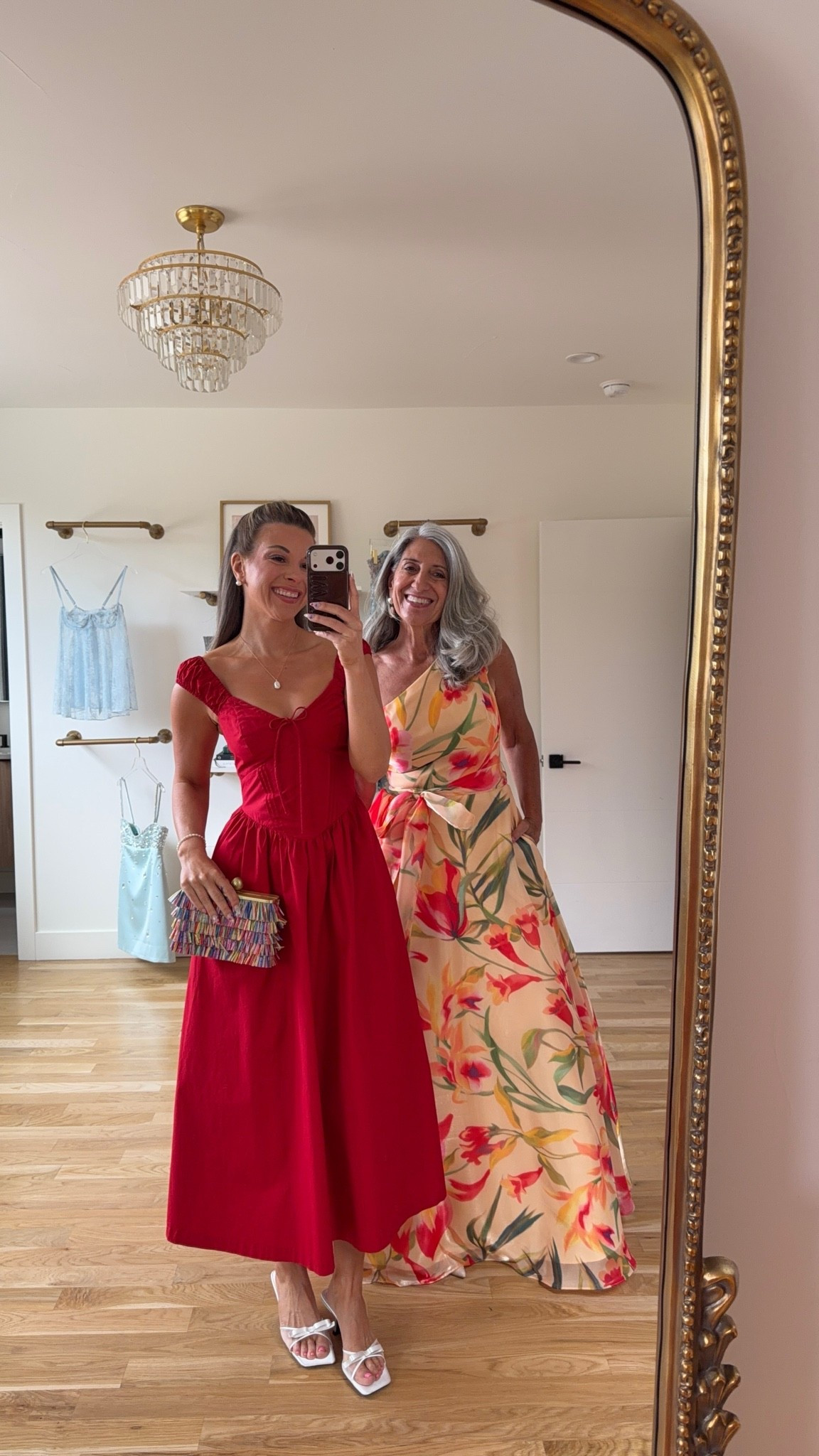 🌺 Mini Me & Me — Wedding Guest and Mother of the Bride Dresses

A red corset midi with a drop waist skirt that creates beautiful volume and photographs with total confident joy from every angle. 

A vibrant tropical floral one-shoulder maxi where the sash defines the waist and the full skirt sweeps and moves with effortless garden wedding grace.

Save this for your next invitation and share it with a friend who's shopping. 💌

Claudia | 5'4½" | 133 | medium or 6
Emerson | 5'4" | 130 | small or 2

Wedding Guest Dress | Fashion over 50 | Mother of the Bride | Mother of the Groom | Black Tie | Formal Gown | Summer Wedding | Dresses to Hide Belly | Special Occasion

#LTKSeasonal #LTKOver40 #LTKWedding