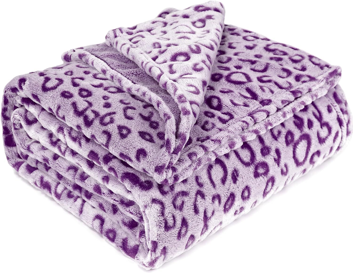 Warm Blanket Purple Lightweight Blanket Soft Throw Blankets for Bed | Amazon (US)