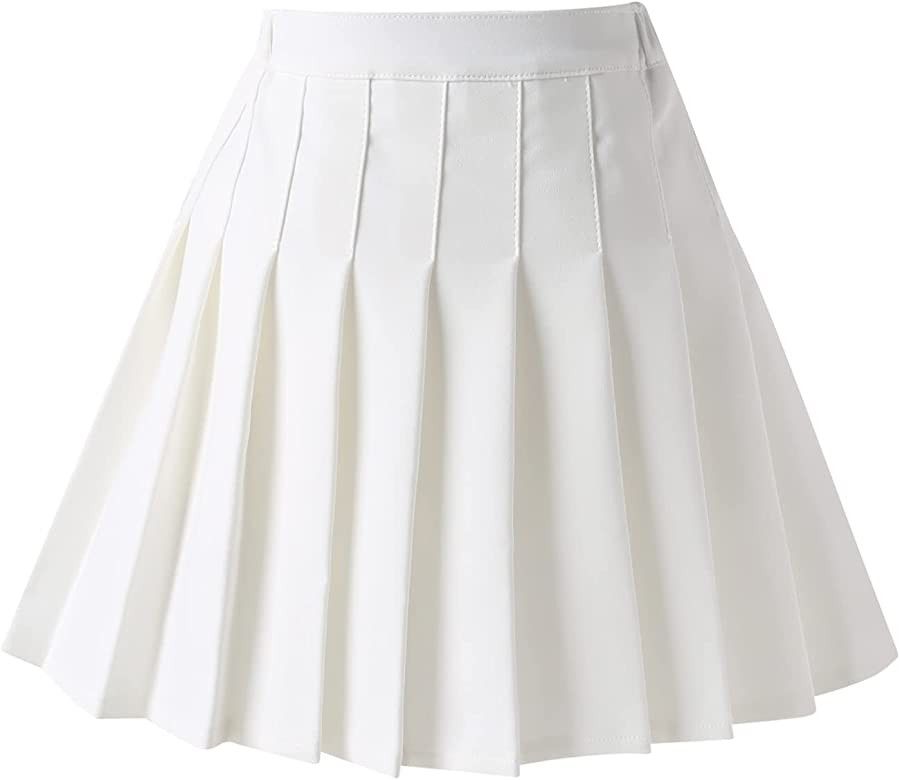 Little Big Girls' Kid Pleated Tennis Short Skirt Skort Kid School Girls Uniform Scooters Skirts | Amazon (US)