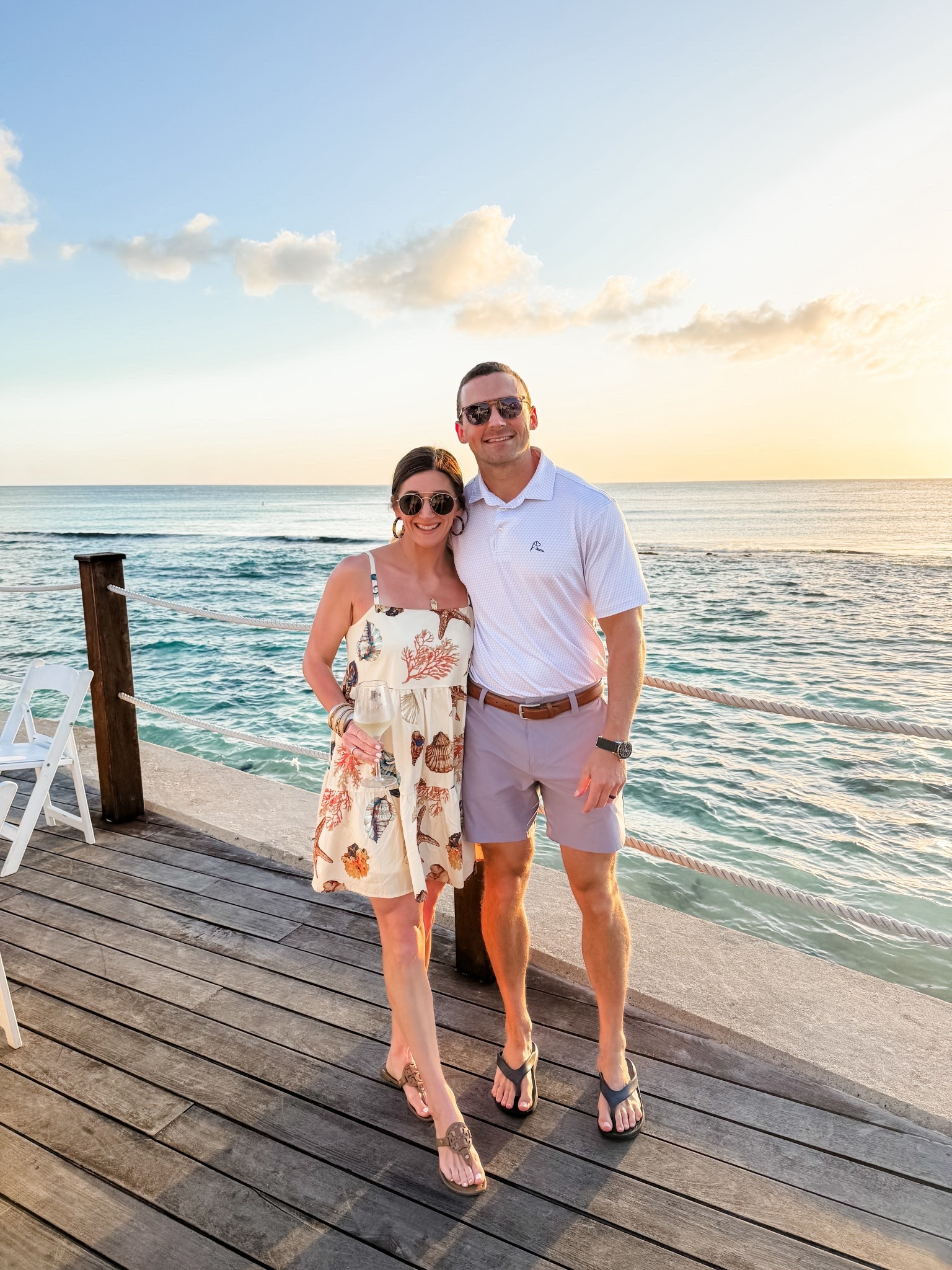 Linking my outfit (Austin’s polo and shorts are Rhoback - can’t link here)

Dress is Vici- size medium and currently 25% off sitewide. Shoes are Tory Burch miller sandals and sunglasses are Sojos from Amazon under $16 on sale. Bracelets are Allie + Bess. 
 

Click here to shop

Dress | adjustable | shells | starfish | beachy | vacay | vacation | Tory Burch | sandals | flats | short | mini | couples | travel | resort | spring | sale | sunnies | sunglasses 



#LTKTravel #LTKSeasonal #LTKSaleAlert
