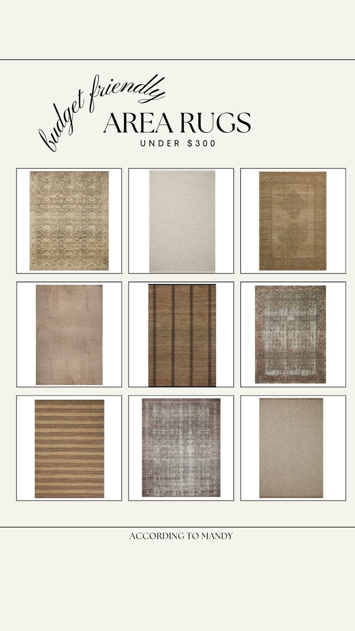 Budget Friendly Area Rugs I am loving!

area rugs, affordable home finds, budget friendly home finds, wayfair, large area rugs, bedroom area rug, living room area rug

#LTKHome #LTKStyleTip