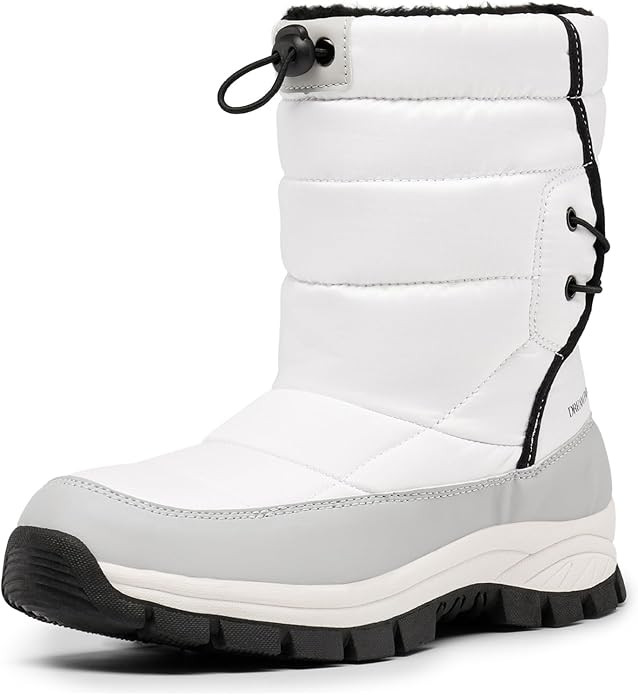 DREAM PAIRS Women's Winter Snow Boots Waterproof Lightweight Warm Fashion Janara Mid Calf Boot | Amazon (US)