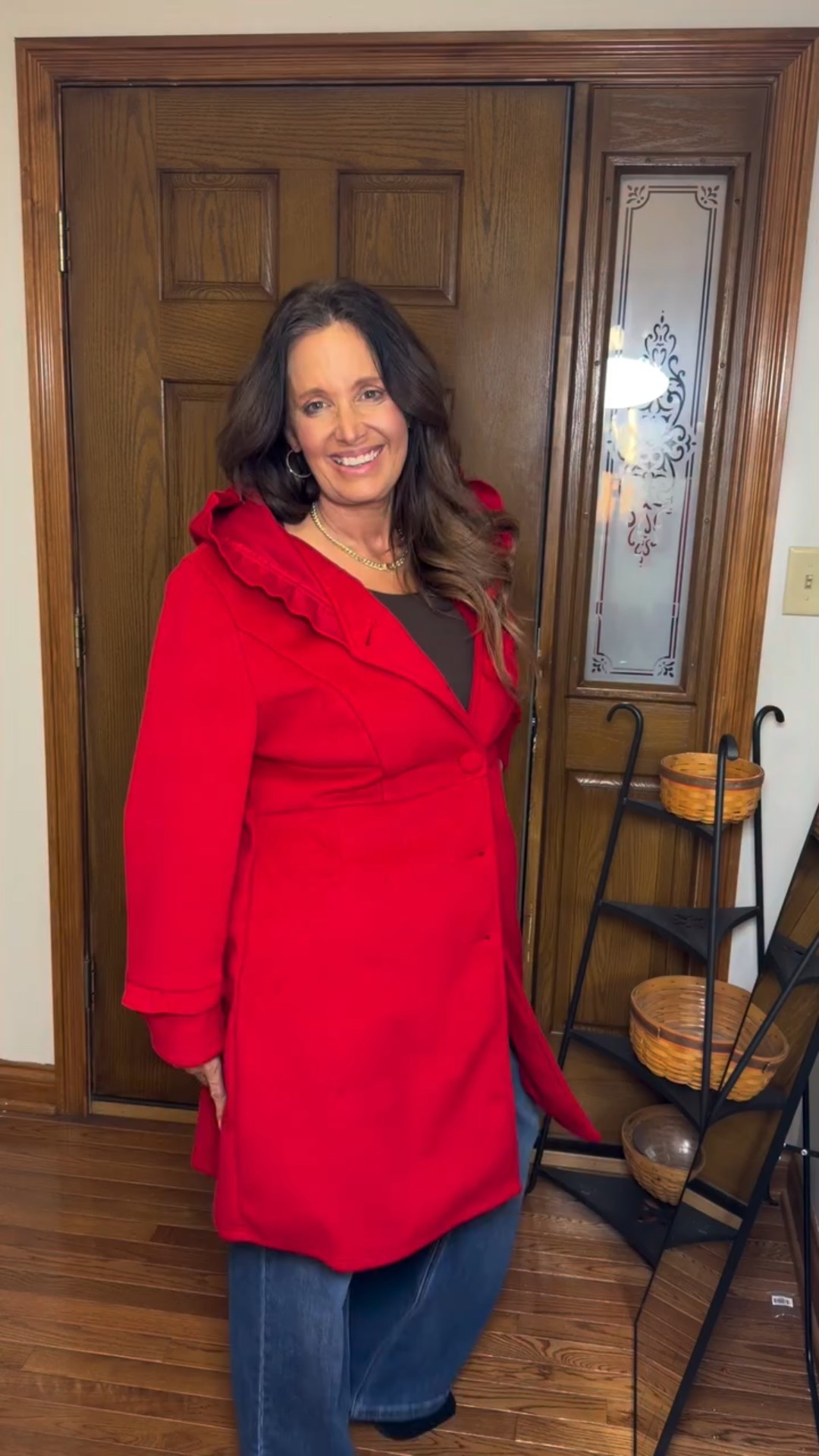 How cute is this coat ❤️
I am wearing a large they come med, large and plus. 

@bloomchic 

comment shop for a link message me. Welcome!! I’m a wife, mom, sharing wearable, colorful, and confidence-boosting fashion for women 40+. and everyone else. Fashion in style doesn’t have a size or an age to it feel confident in what you wear. You’ll find OOTDs, I definitely show you Fashion that is wearable and that I wear. Finding new great pieces at reasonable prices. Be blessed ❤️❤️❤️🫶