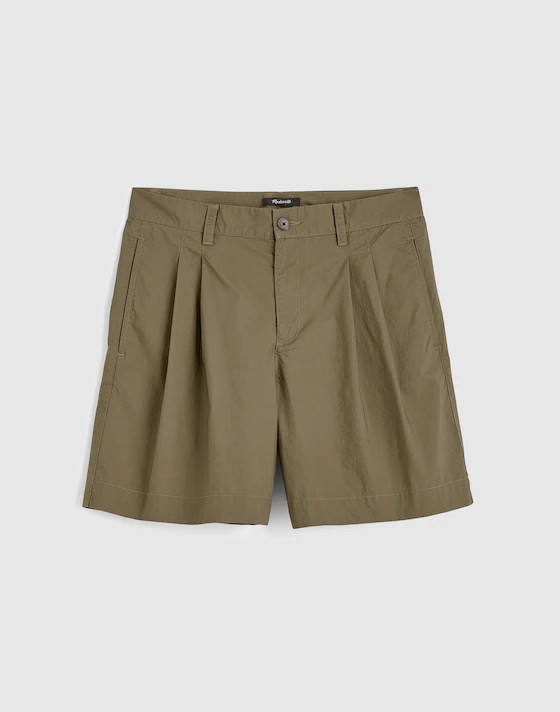 The Everyday Trouser Short in Poplin | Madewell