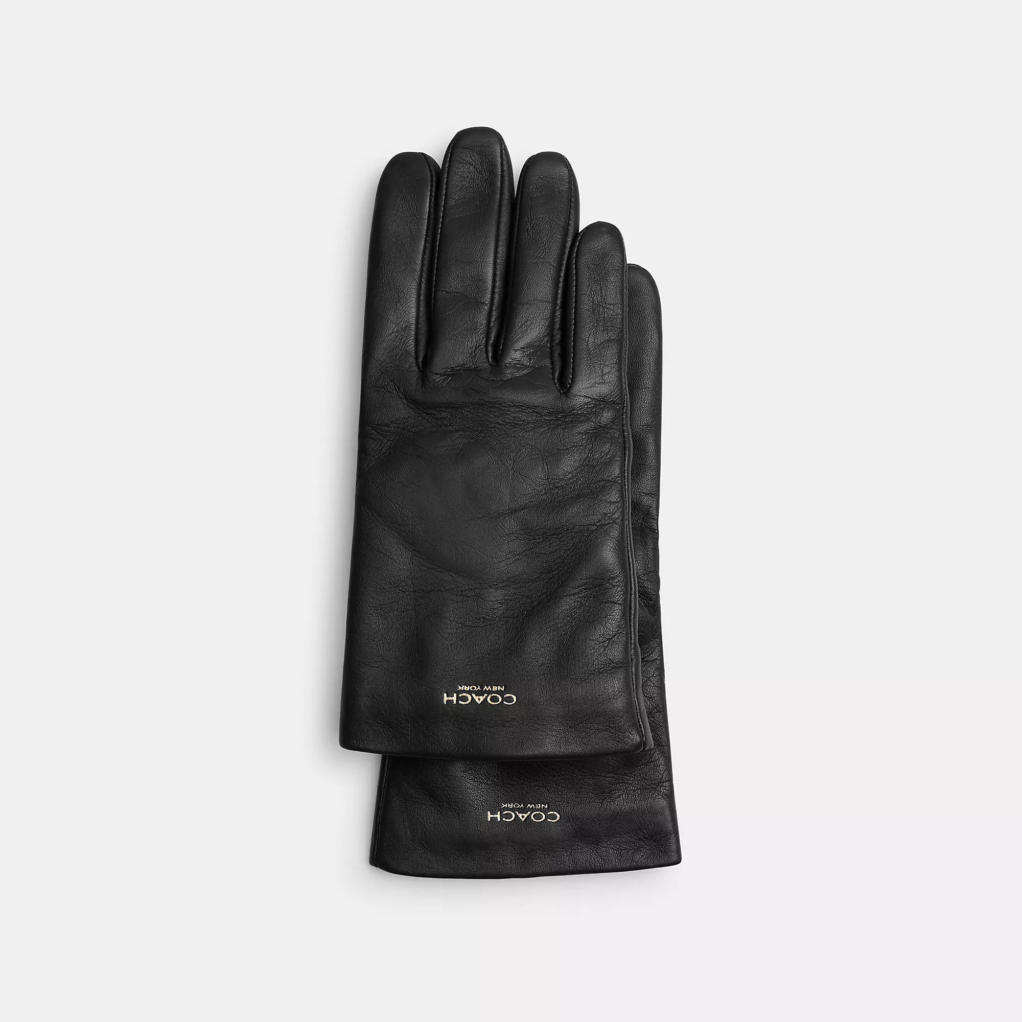 Women's Leather Tech Gloves | Coach (US)