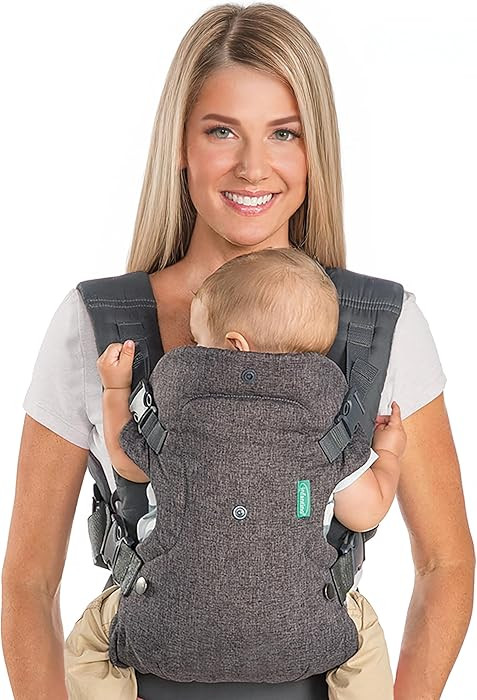 Infantino Flip 4-in-1 Convertible Baby Carrier, Adjustable, Ergonomic Babywearing, Registry Essen... | Amazon (US)