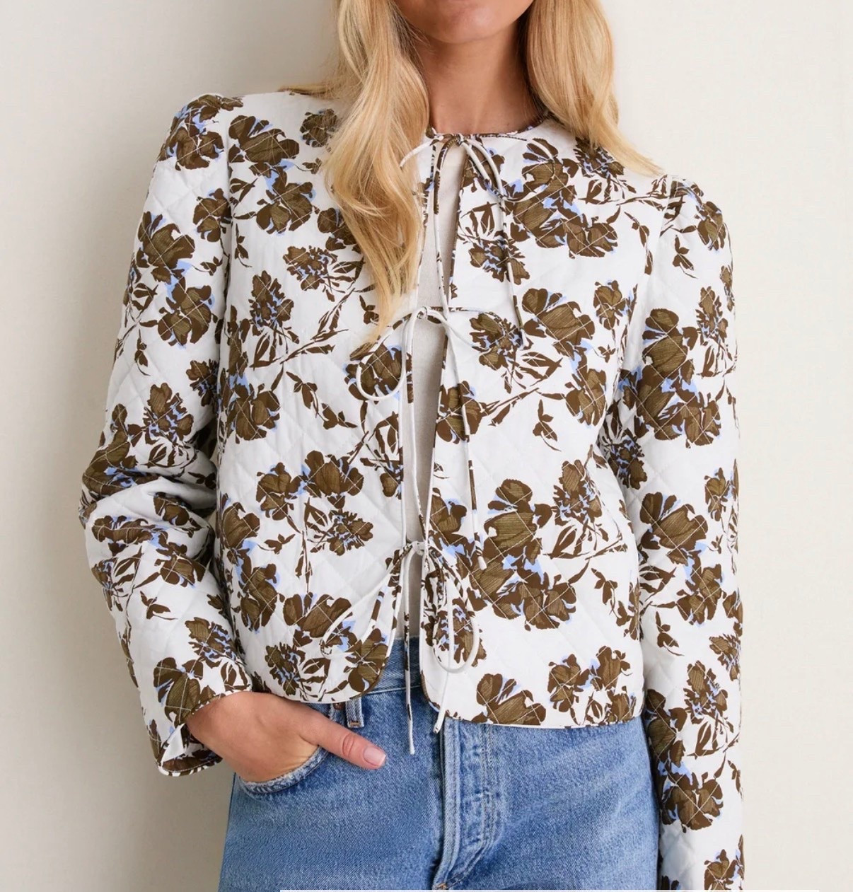 This quilted jacket for fall!