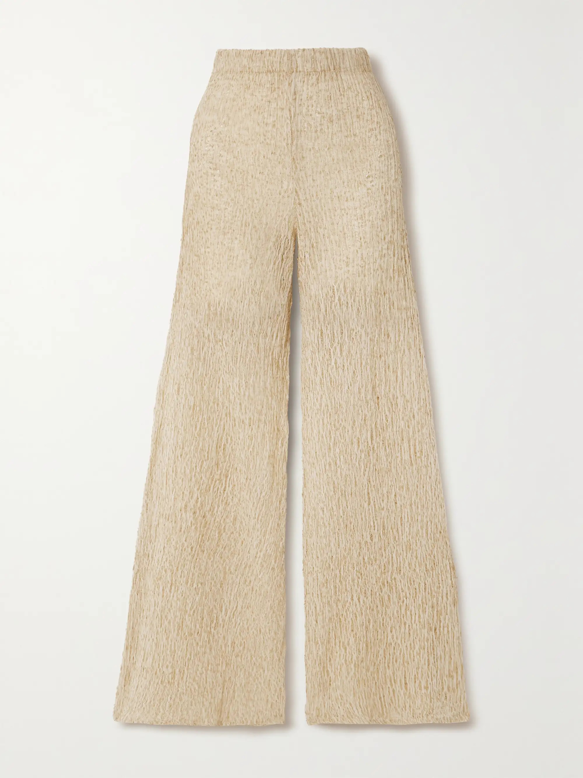 + NET SUSTAIN Haveli linen and cotton-blend wide-leg pants | NET-A-PORTER (US)