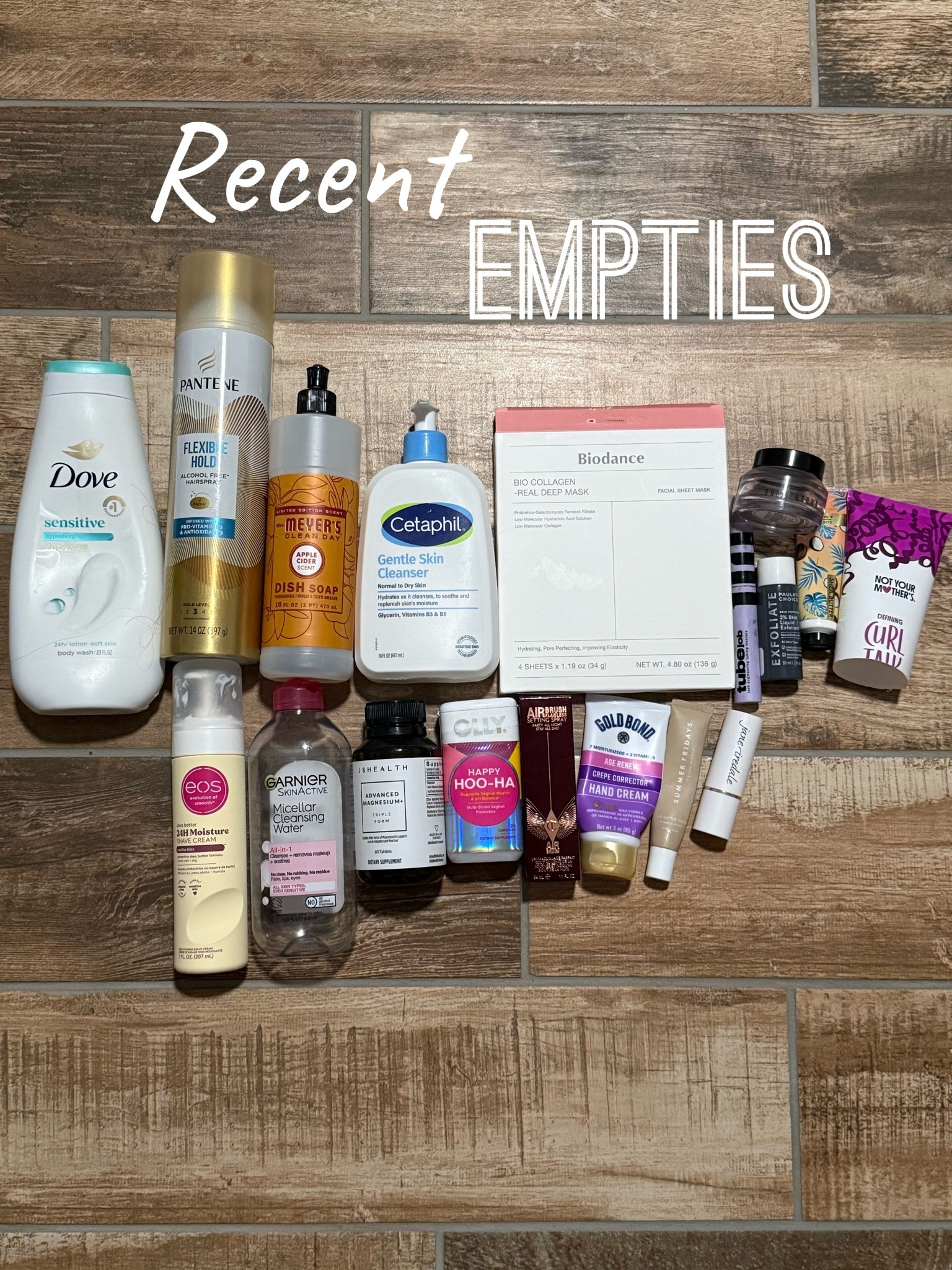 Recent empties, skincare empties, makeup empties, hair care empties, everyday supplements empties, amazon beauty, target beauty, ulta, get ready with me, grwm, day in my life, momlife, skincare routine, beauty finds, ltkhome

#LTKdayinmylife #LTKselfcare #LTKBeauty
