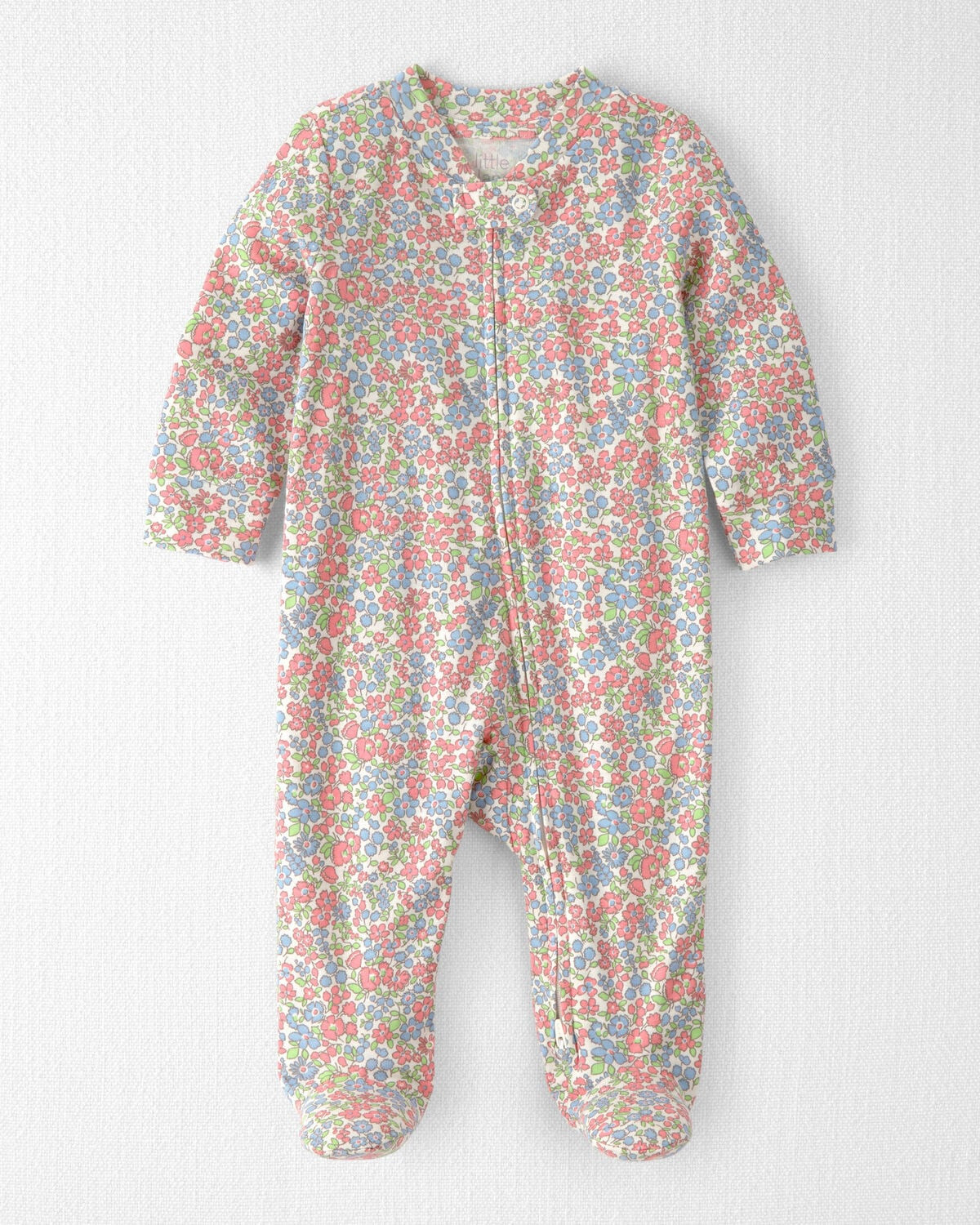 Baby Girl Organic Cotton Sleep & Play Pajama in Spring Floral | Carter's Inc