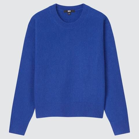 Women 100% Premium Lambswool Crew Neck Jumper | UNIQLO (UK)