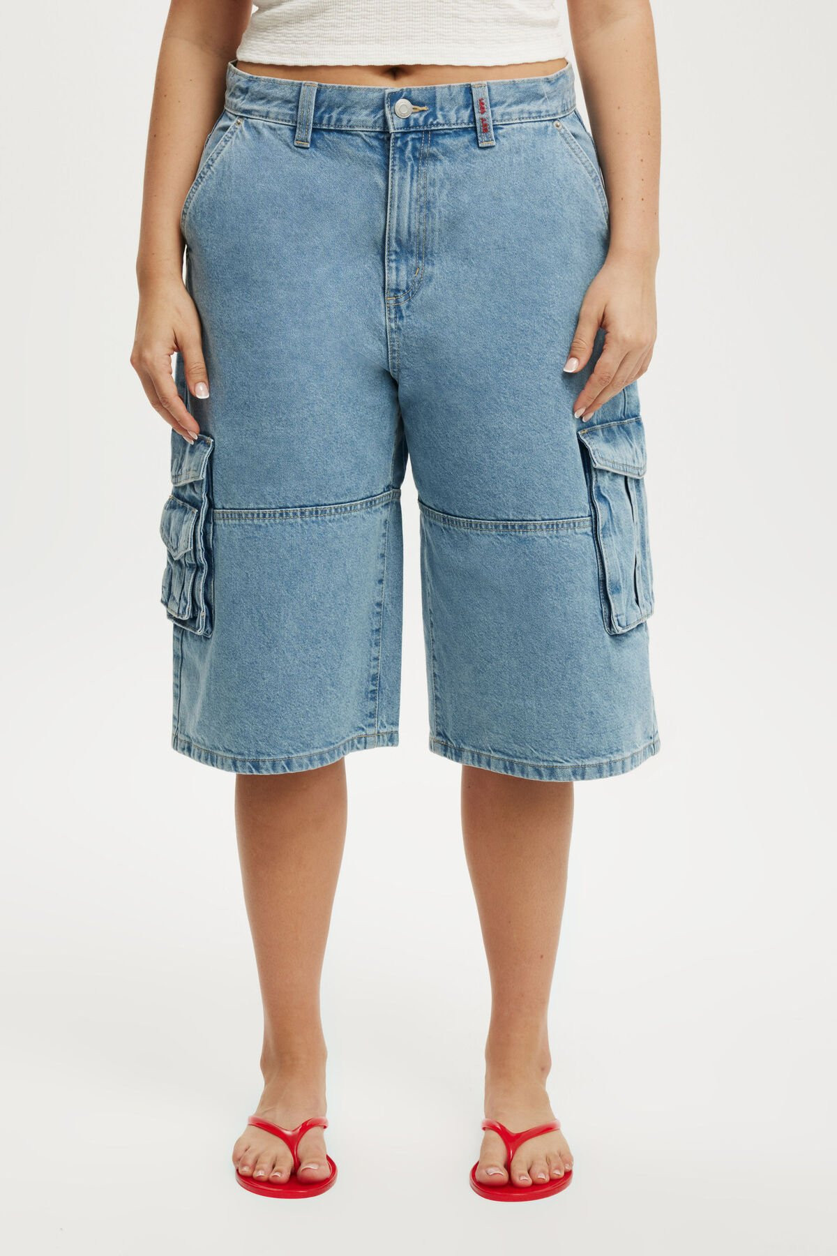 91 Baggy Denim Jort | Cotton On (US)