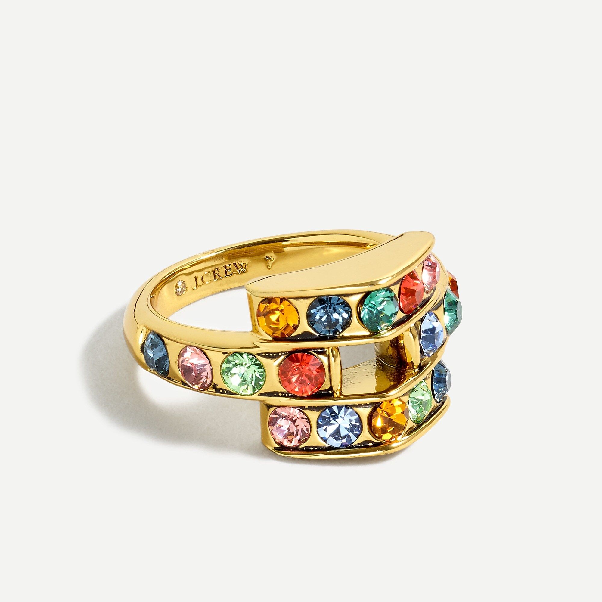 Chevron stone ring | J.Crew US