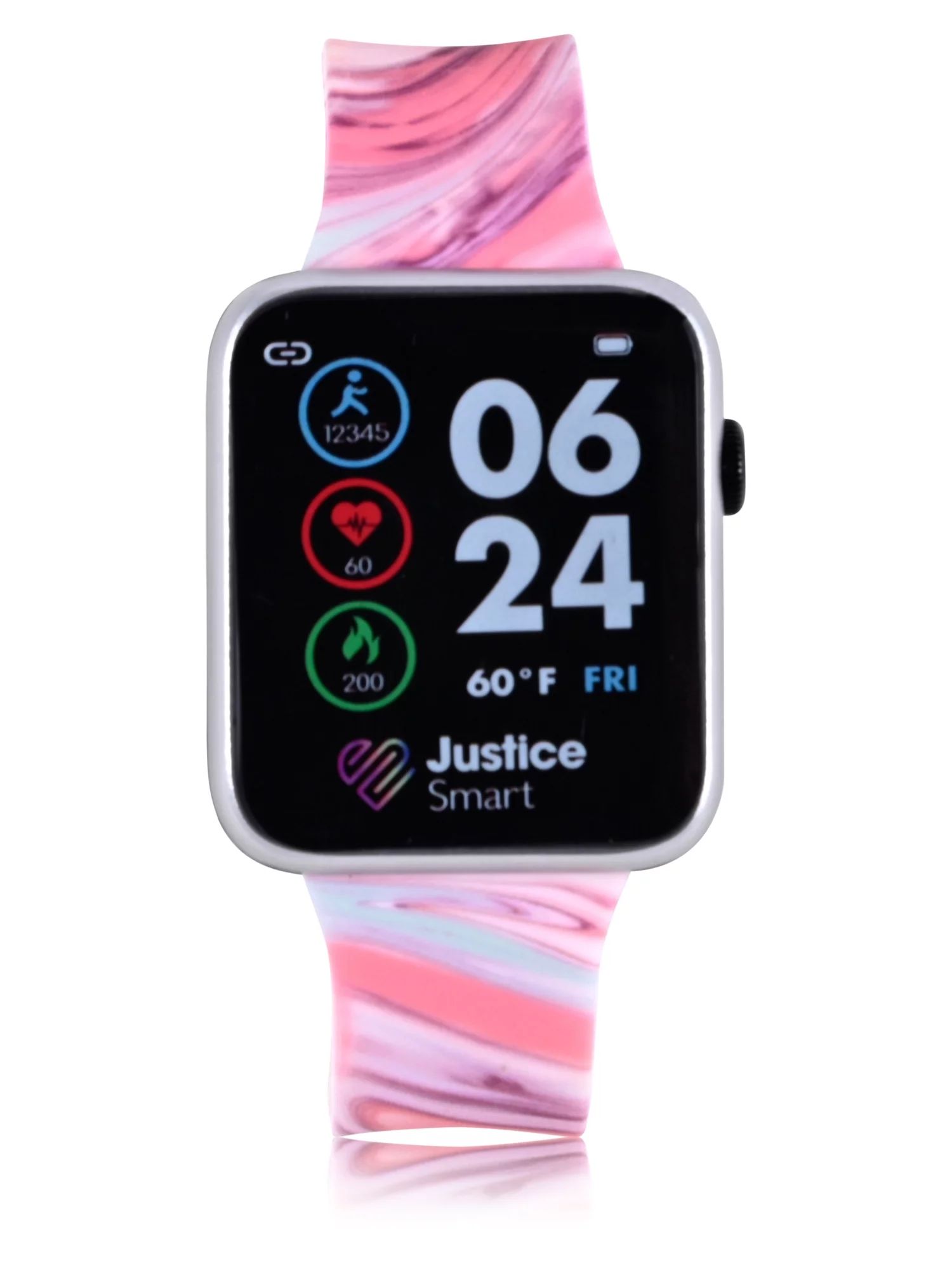 Justice Unisex Smart Watch in Blush Marble - JSE4319WM | Walmart (US)