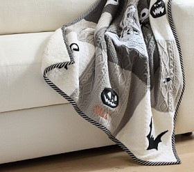 The Nightmare Before Christmas Heirloom Kid Throw Blanket | Pottery Barn Kids