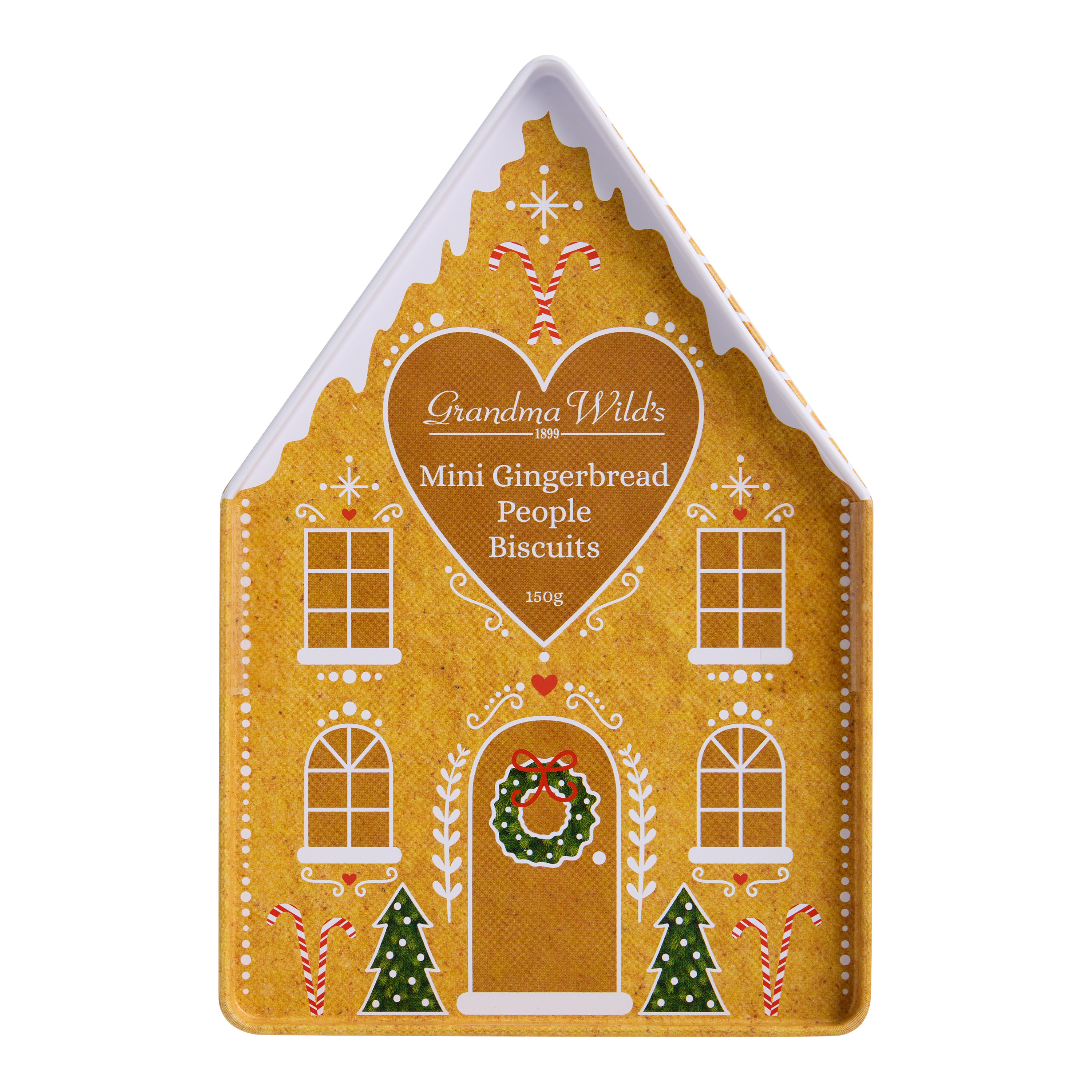 Grandma Wild's Gingerbread House Cookie Gift Tin | World Market