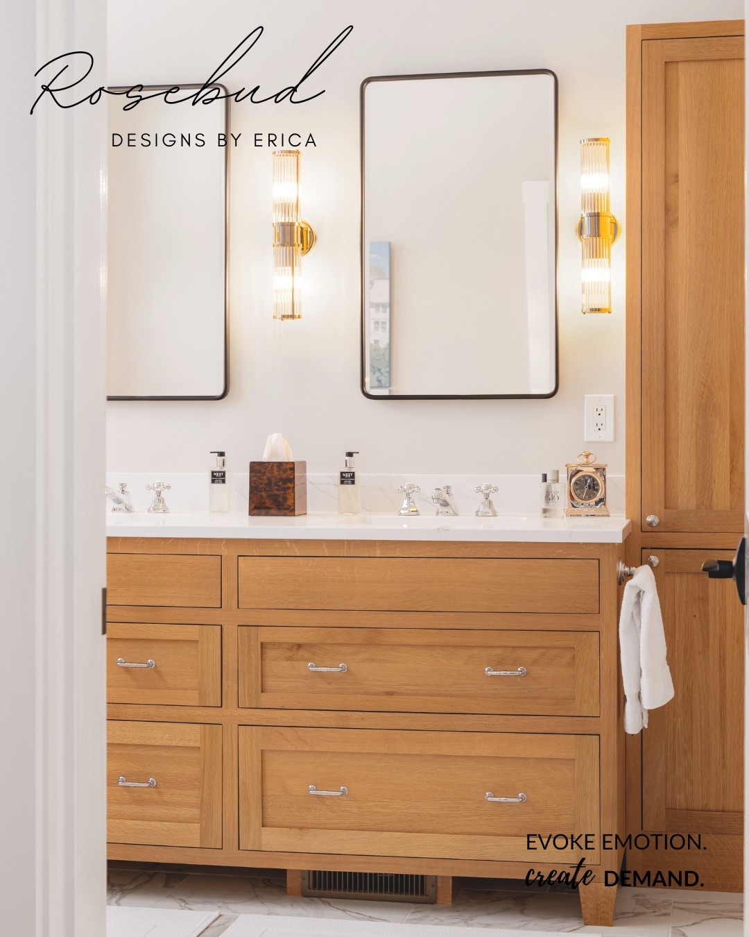 🌸 Happy Official Spring, Everyone! 🌸
As the world outside comes alive, it’s your reminder that you—and your home—deserve to bloom too. 💫

We’re kicking off this season of fresh starts by spotlighting one of our most-loved transformations: 8 Rosebud Ln in Ogunquit, Maine. This space is a true testament to what #DesignsByErica is all about—elevated, intentional design that fills your home with warmth, joy, and undeniable style. 🛁✨

From the showstopping vanity to the Visual Comfort sconces that bring it all together—every detail was thoughtfully curated to create calm, beauty, and balance.

And the best part?
You can shop these exact products now on our LTK page—just head to the Linktree in our bio to get the look for yourself. 🛍️

🌿 Spring isn’t just for cleaning—it’s for reclaiming your space, refreshing your energy, and reimagining what home can be.

✨ Let this season spark your transformation.
✨ Let your space be the starting point.
✨ Let 8 Rosebud Ln be your inspiration.

💖 SAVE this for your spring mood board.
🔁 SHARE with a design-loving friend.
🛒 SHOP the look via our LTK—vanity, mirror, sconces & more linked in bio.
💬 COMMENT below: What part of your home are you refreshing this spring?

Let’s bloom together. 🌼
#SpringGlowUp #FreshStartVibes #DesignsByErica #OgunquitMaine #8RosebudLn #LTKHome #ShopTheLook #InteriorDesignInspo #VisualComfort #SpringRefresh #DesignWithIntention

#LTKHome #LTKStyleTip #LTKBeauty