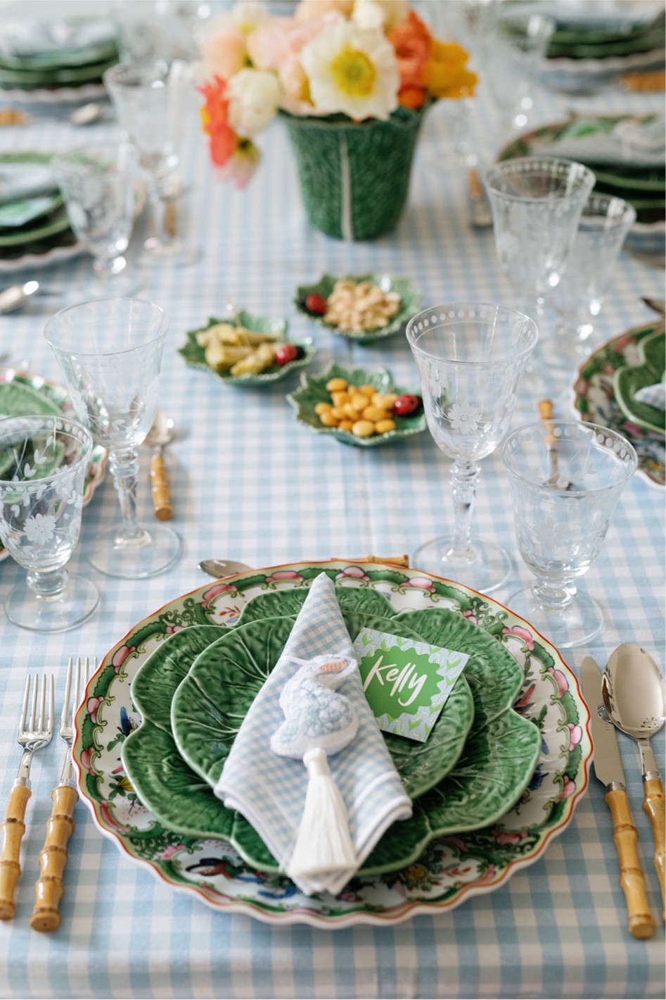 Bordallo pinheiro for Easter tablescape 

#LTKSeasonal #LTKfindsunder100