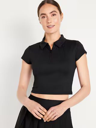PowerSoft Cropped Polo | Old Navy (US)