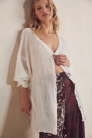 Linen Daydream Solid Sleepshirt | Free People (Global - UK&FR Excluded)