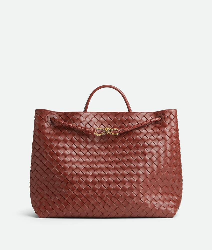 Bottega Veneta® Women's Large Andiamo in Sapele. Shop online now. | Bottega Veneta
