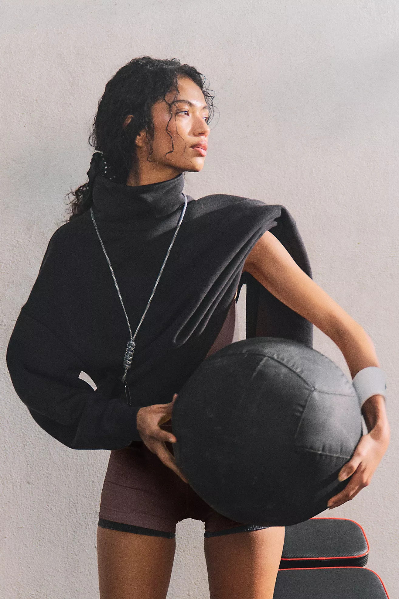 A Cut Above Mock Neck Pullover Sweatshirt | Free People (Global - UK&FR Excluded)