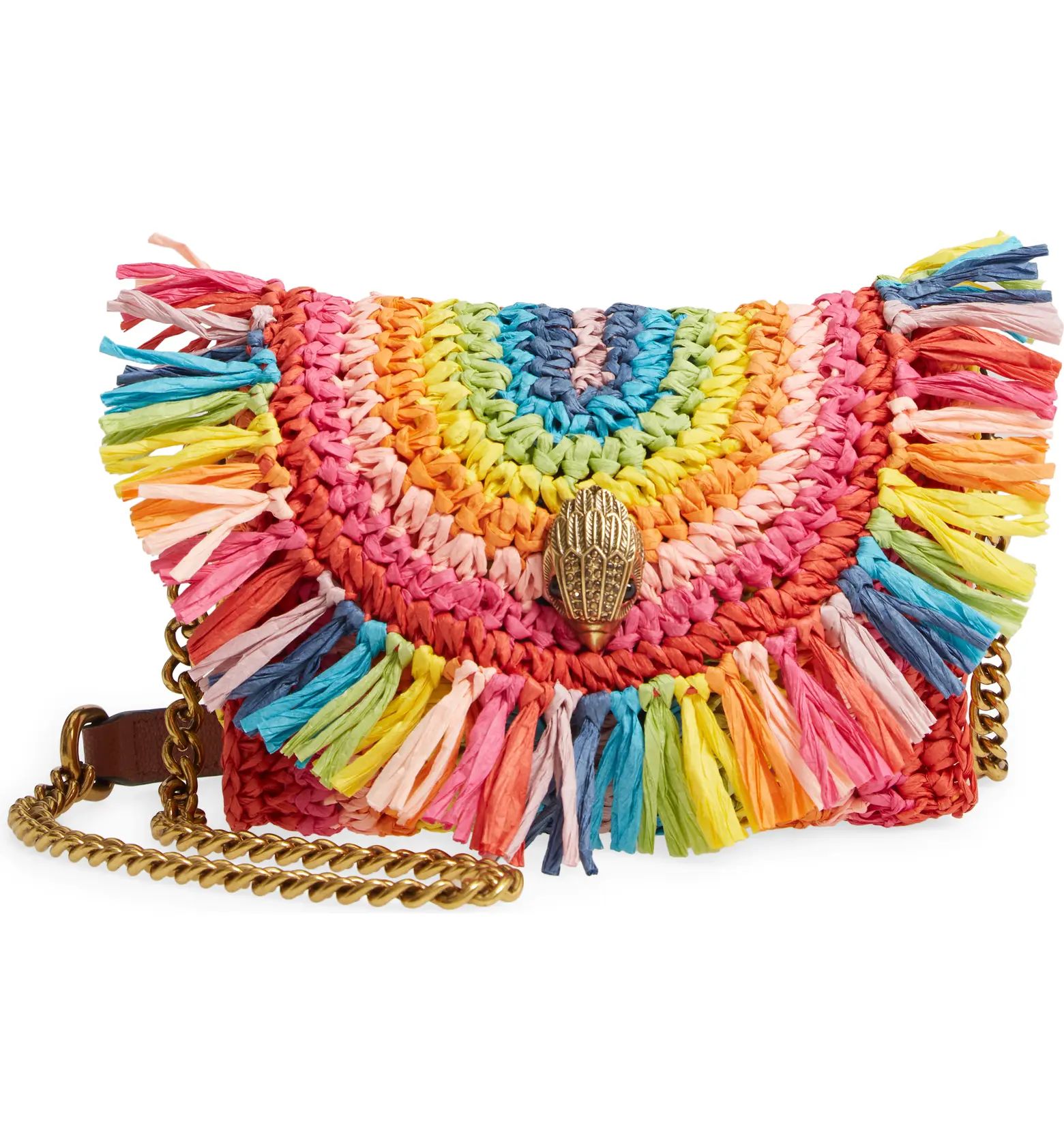 Mini Kensington Rainbow Raffia Crossbody Bag | Nordstrom Rack