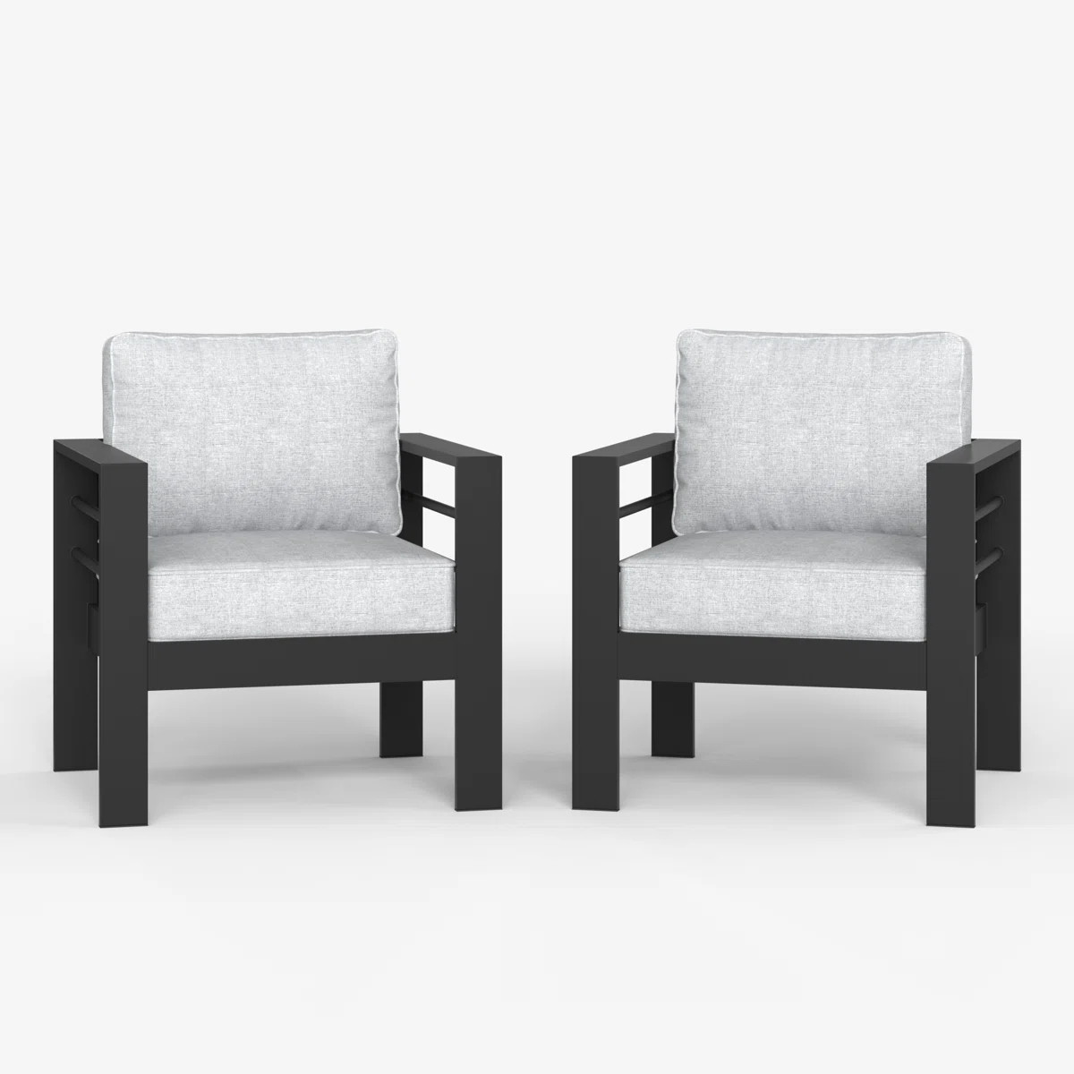 Alturas Standalone Product Patio Chair with Cushions (Set of 2) | Wayfair North America