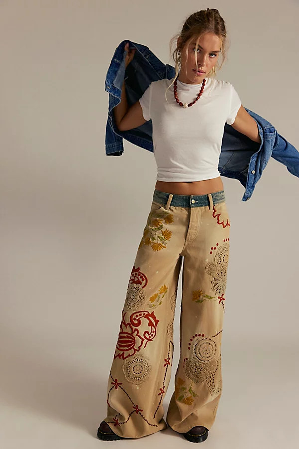 We The Free Falling Love Wide-Leg Jeans | Free People (Global - UK&FR Excluded)