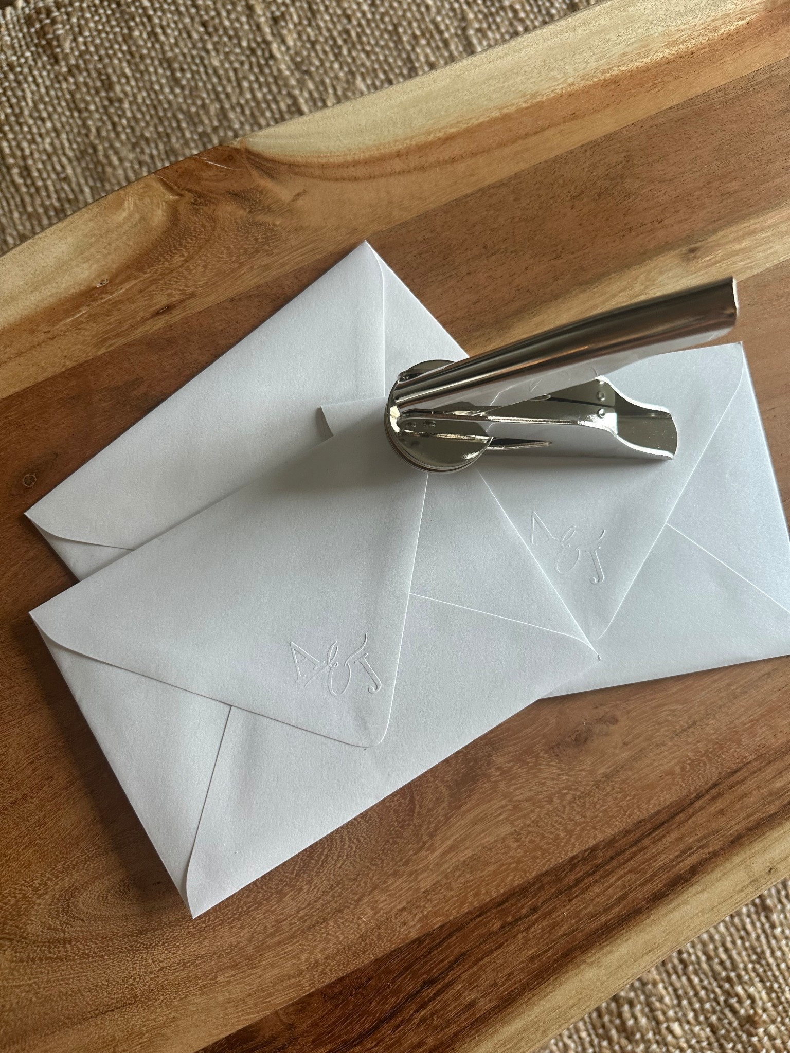 embossed my wedding invites & loved how they turned out

#LTKWedding