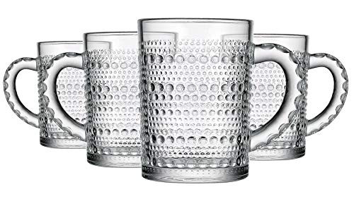 Godinger Mug Hot Beverage Coffee Hot Chocolate Cup Lumina 13.5 oz - Set of Four | Amazon (US)