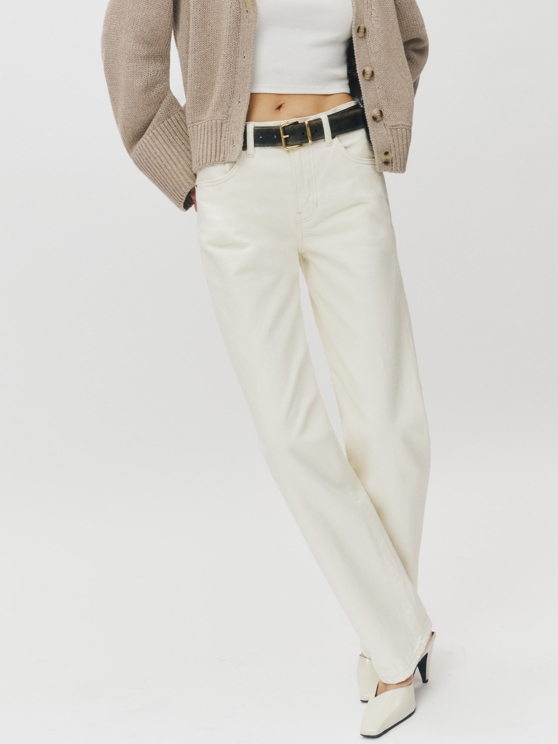 Val 90s Mid Rise Straight Jeans | Reformation (Global)