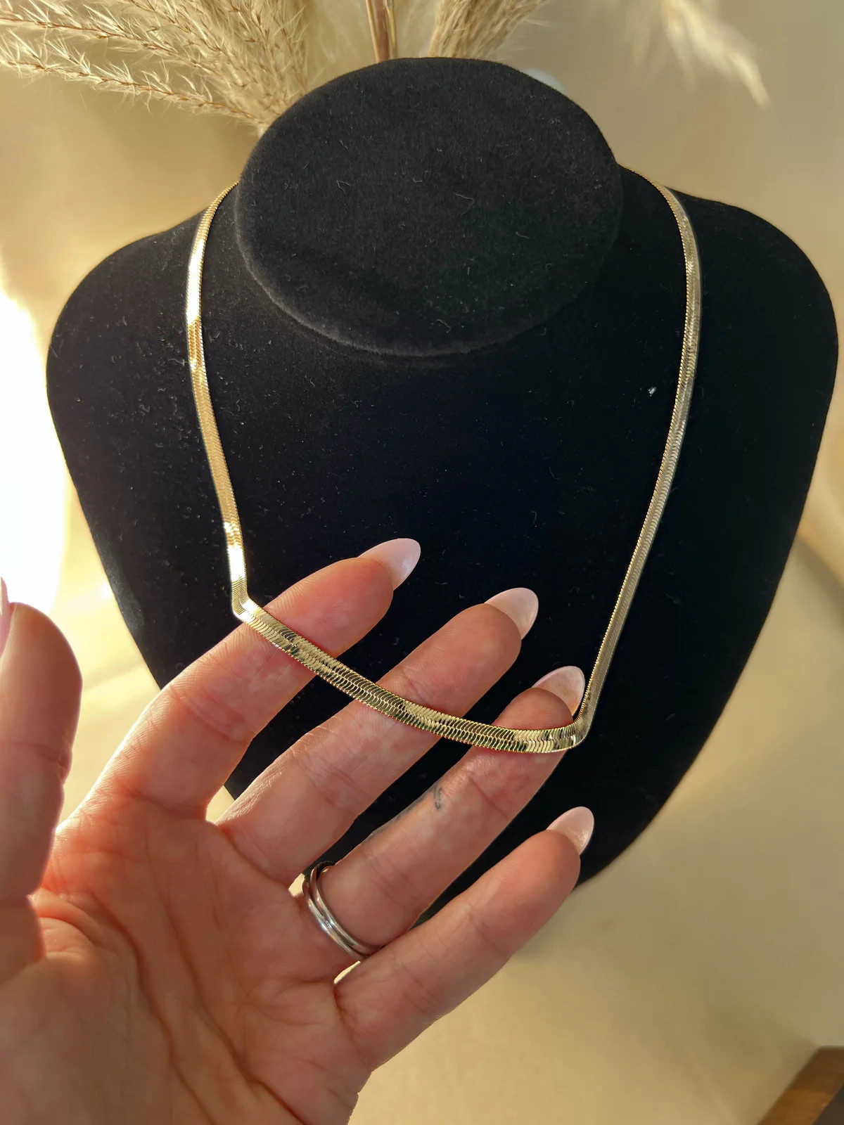 Vienna Herringbone Necklace | Gratefully Helena