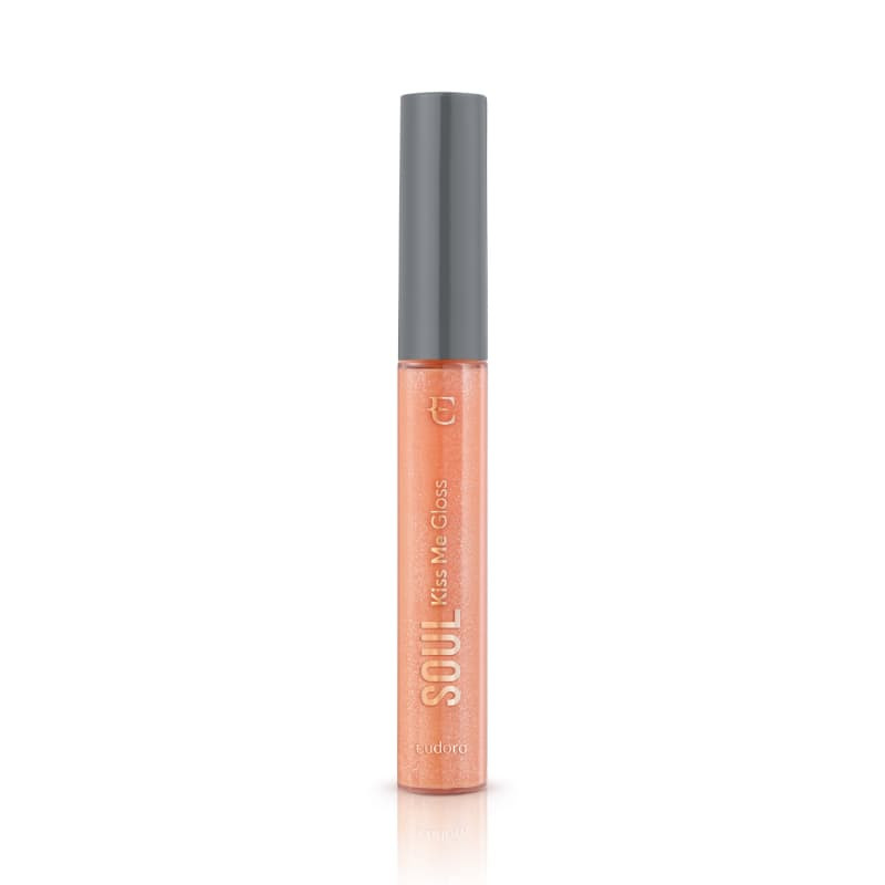 Gloss Labial Pêssego Flash SOUL Kiss Me 5,2ml | Eudora (BR)